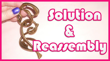 Hanayama Enigma Puzzle Solution & Reassembly | DevinCrystie