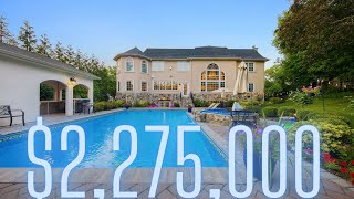 TOURING A GORGEOUS MEGA MANSION IN BOOMING NEW JERSEY TOWN FOR $2,275,000.