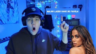 American Reacts to Major Lazer - Rave De Favela (feat. MC Lan, Anitta \& BEAM) (Official Music Video)