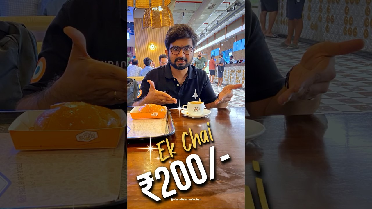 Cafe Niloufer Tea ₹200 🤯 | Hitech City 🤑 