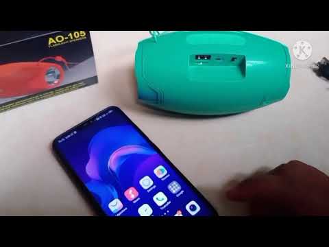 AO-105 Portable Bluetooth Speaker With Torch/ Torch Wala Speaker - YouTube