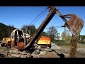 Dozer Cat D7 from 1944 and old excavators in action