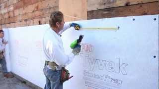 Tyvek stucco wrap