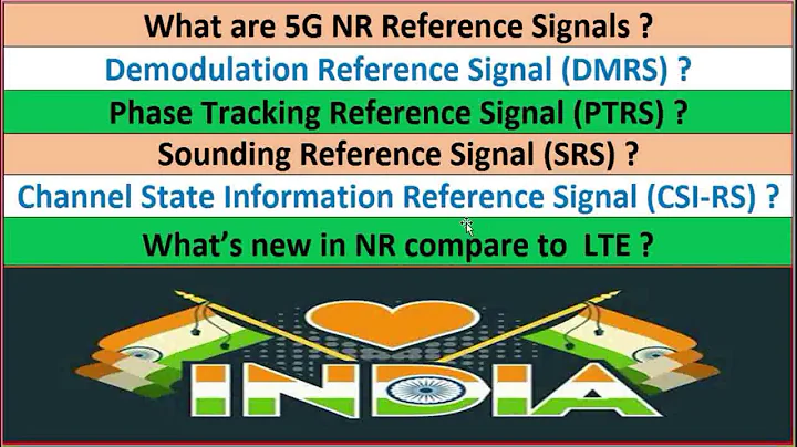 5G NR Reference Signals || DMRS PT-RS SRS CSI-RS
