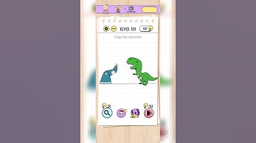 Brain Test - Level 331 - ❤️ STOP THE MONSTER! ❤️ #braintest