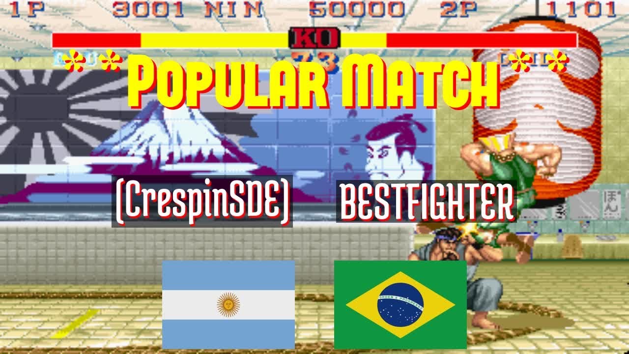 FT5 @sf2ce: (CrespinSDE) (AR) vs BESTFIGHTER (BR) [Street Fighter II CE Fightcade] Sep 25