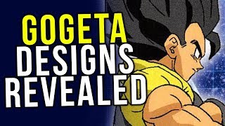 Gogeta Character Designs Revealed! ALL FORMS! Dragon Ball Super Broly