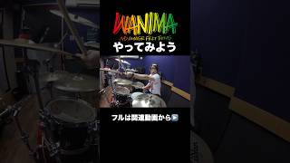 WANIMAの「やってみよう」を叩いてみた #drumcover #ドラム #wanima #邦ロック #やってみよう #cm 信也