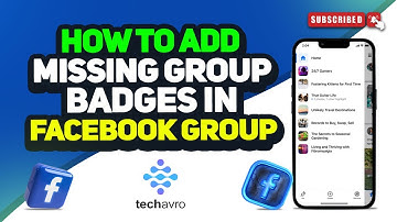 How To Add Missing Group Badges In Facebook Group 2025