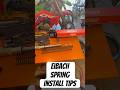 Eibach Spring Install Tips