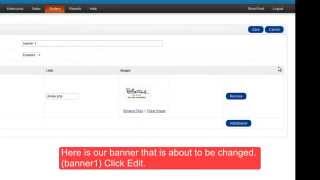 how to change banners on your OpenCart template