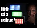 Aputure mc vs falcon eyes f7 vs boling blp1  le meilleur panneau led 