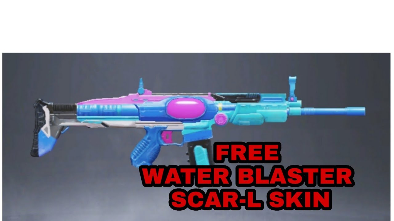 Free Season 8 Water Blaster Scar L Skin Pubg Mobile Jatin Gamer Youtube