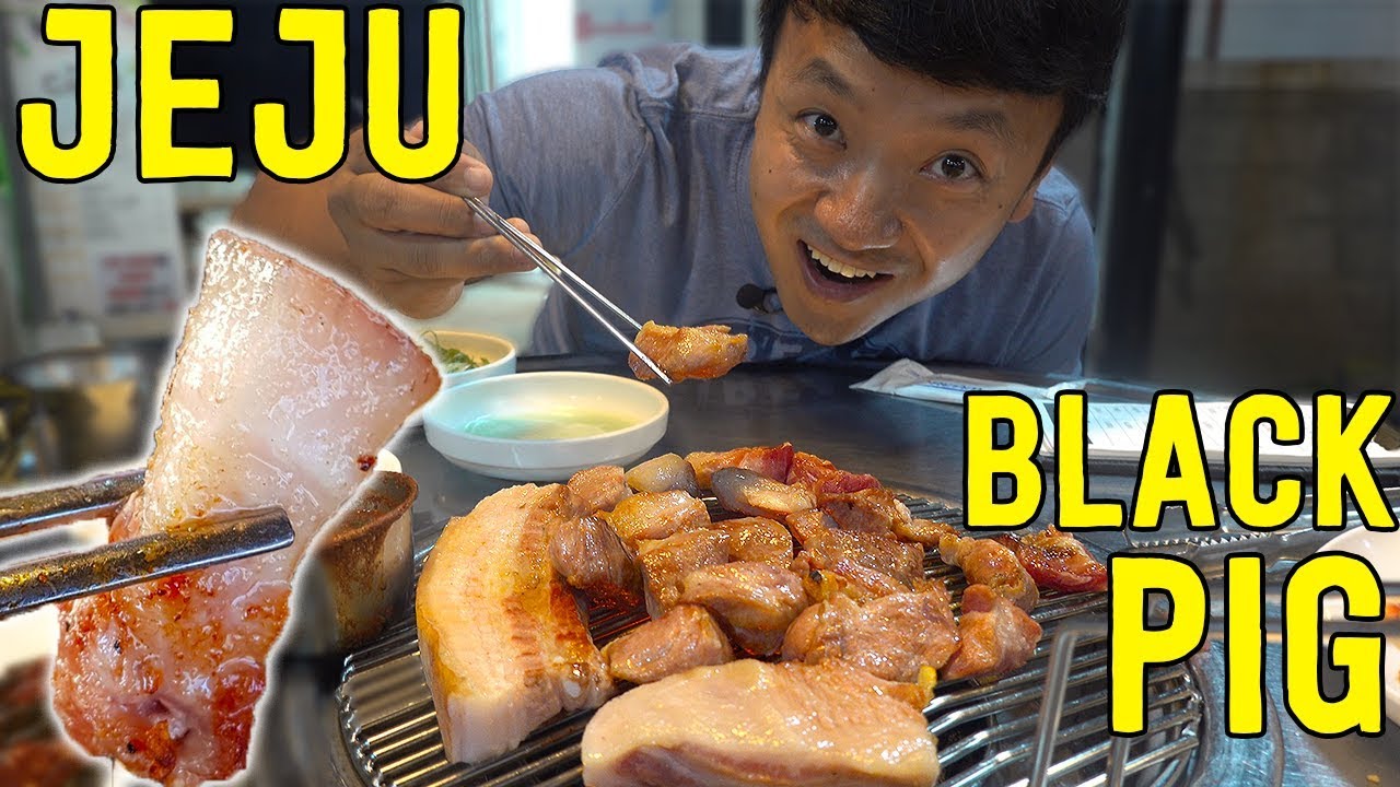 KOREAN BBQ SPECIAL: BBQ Black Pork in Jeju South Korea | Strictly Dumpling