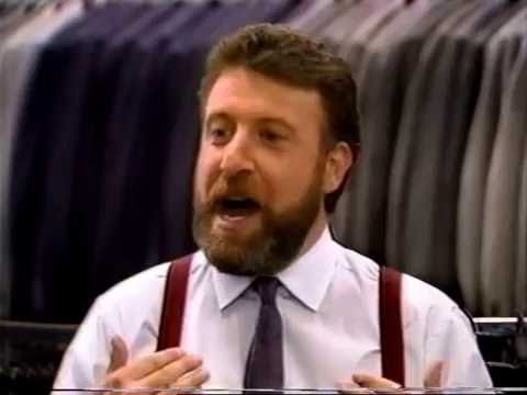 1988 - Men&#39;s Wearhouse &quot;I Guarantee It&quot; George Zimmer Sales Pitch Commercial - YouTube