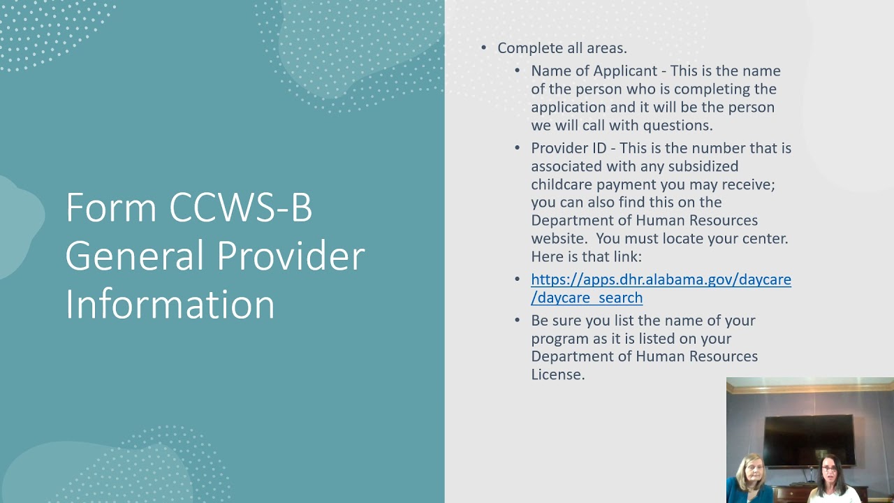 Child Care Stabilization Grant application process