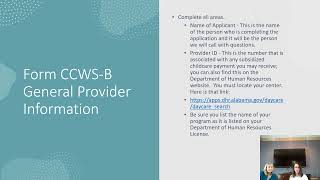 Child Care Stabilization Grant application process
