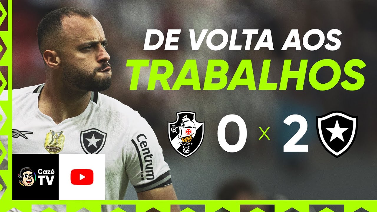 MELHORES MOMENTOS: VASCO 0 X 2 BOTAFOGO | BRASILEIRÃO 2025 | 13ª RODADA ...
