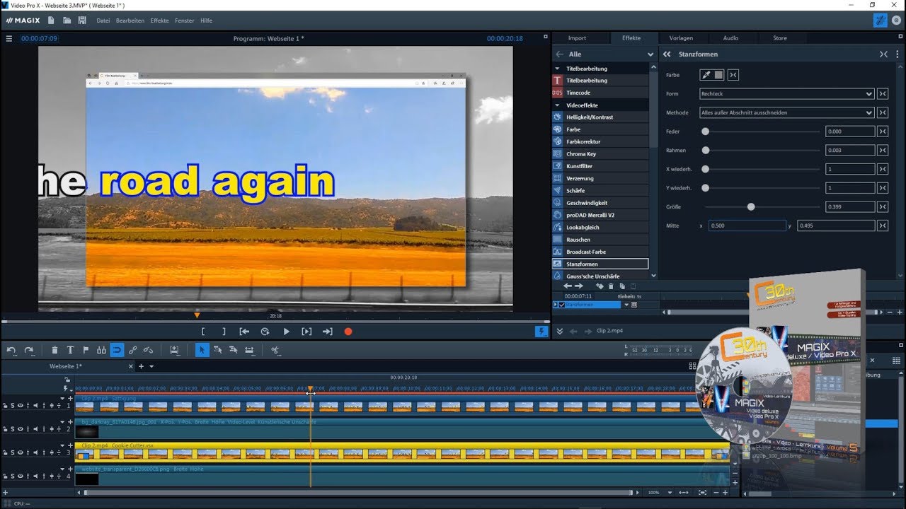 VideoLernkurs für MAGIX Video deluxe (2020) & Video Pro (X11) Der