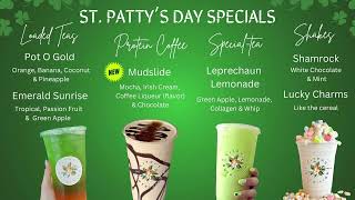 St Pats Menu CN
