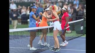 Emma Raducanu & Elena-Garbiela Ruse vs Kateřina Siniaková & Taylor Townsend, Round 1 Women's Doubles screenshot 1
