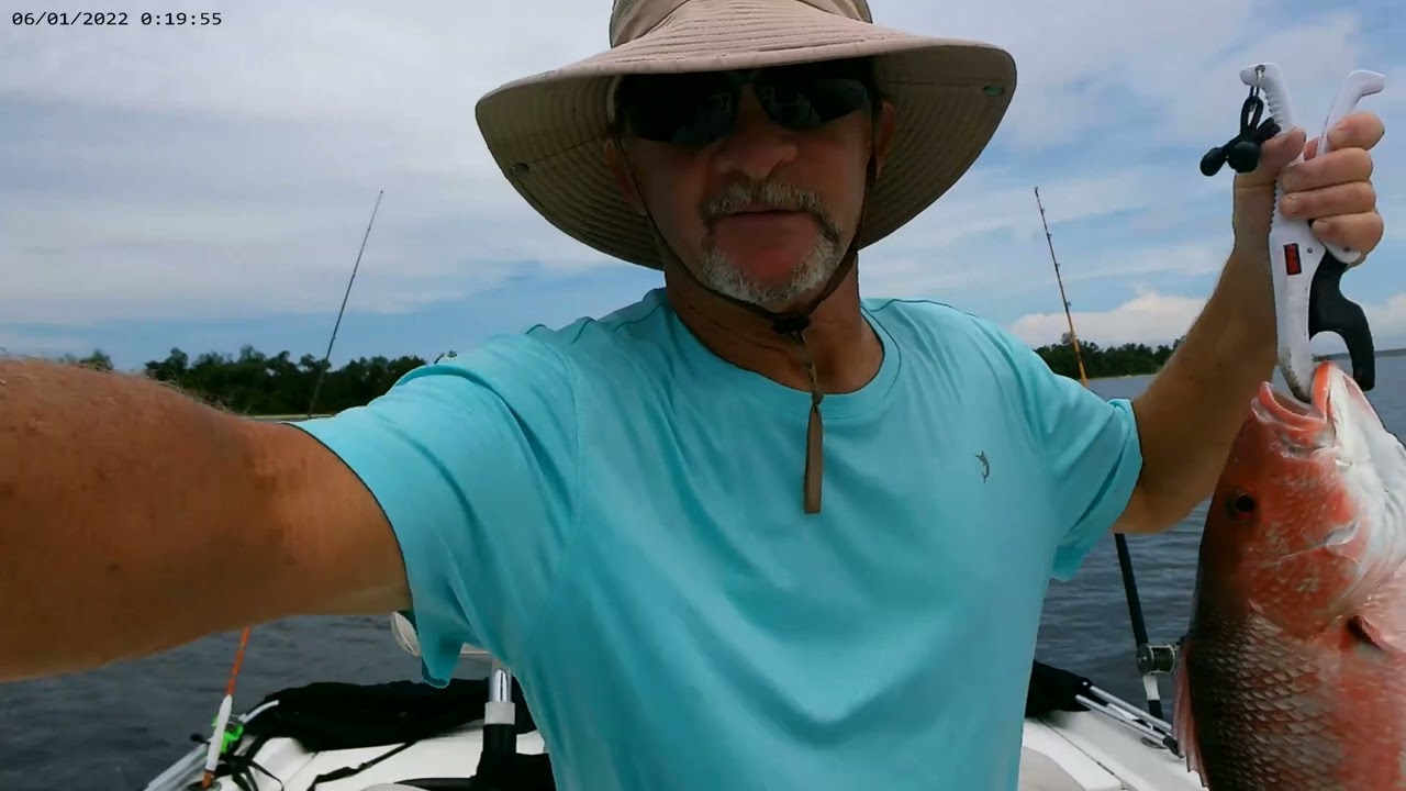 Catching red snapper and flounder inshore in Panama City on 7-23-23.