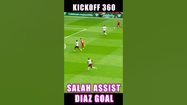 Mo Salah magical assist to Luis Diaz!