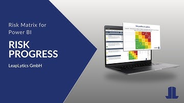 Risk Progress - LeapLytics Risk Matrix for Power BI