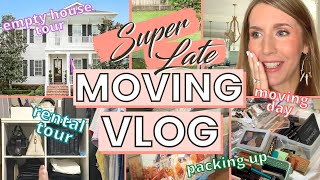 VLOG | Moving! Empty House & Rental House Tours, Packing Up