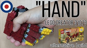 LEGO Creator 31073 Alternative build tutorial  HAND、レゴクリエイター31073を手に組み替え