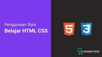 Belajar HTML CSS -  Penggunaan Style