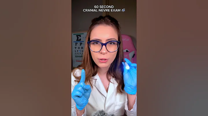 ASMR FASTEST CRANIAL NERVE EXAM EVER! 😱🏎️💨 #shorts #asmr