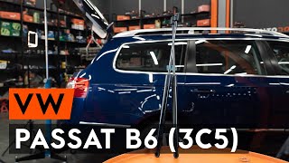 Hvordan udskiftes bagklapsdæmper / gasdæmper bagklap on VW PASSAT B6 (3C5) [GUIDE AUTODOC]