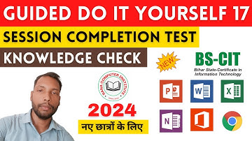 GUIDED DO-IT-YOURSELF SESSION 17 | BS-CIT SESSION 9 [HINDI]