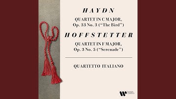 String Quartet in F Major, Op. 3 No. 5: II. Andante cantabile "Serenade" (Formerly Attributed...