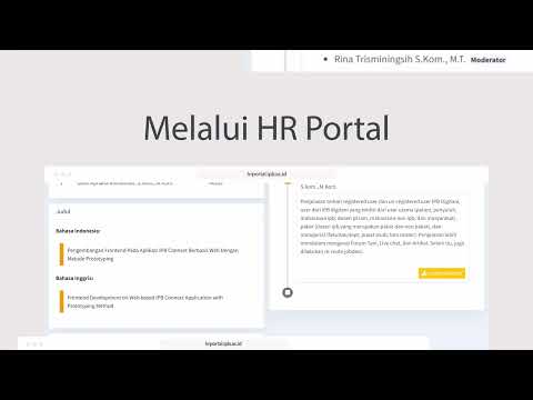 Bimbingan Tugas Akhir di HR Portal