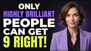 🧠 ONLY HIGHLY BRILLIANT PEOPLE CAN GET 9 RIGHT! | GK, IQ & SCIENCE QUIZ