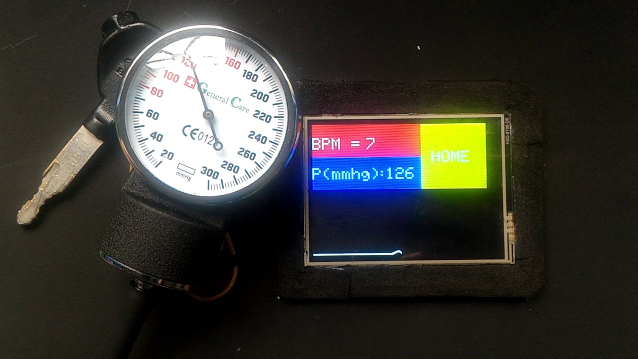 Blood Pressure MPX5050GP Arduino - YouTube