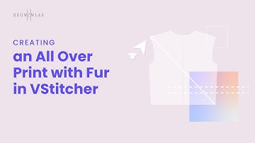 Browzwear Help Center Tutorial: Creating a Fur All Over Print in VStitcher