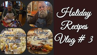 Get Started on Holiday Recipes Vlog #3/ Johnny Marzetti Casserole/Famous Texas Coleslaw