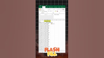 Flash Fill Magic in Excel🤯  #shorts #exceltips