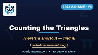 1998 AJHSME – Problem 4: Counting the Triangles | Your Future Prep