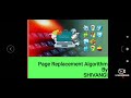 Page replacement algorithm-operating system