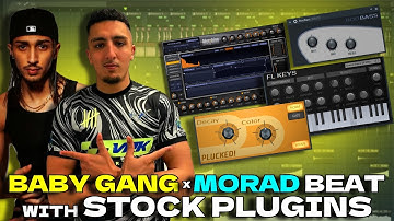 How to Make a Baby Gang x Morad Type Beat Using Only FL Studio Stock Plugins! #moradtutorial