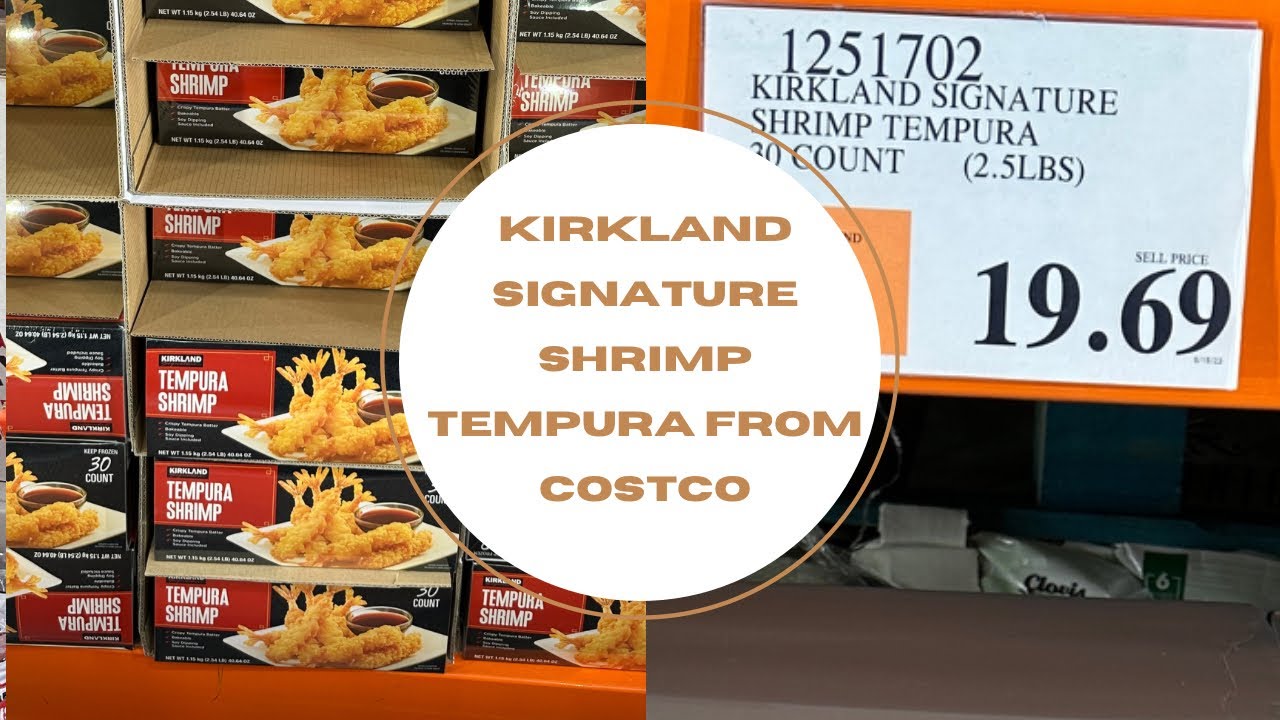 Crispy Tempura Shrimp at Costco! Food review & taste test YouTube