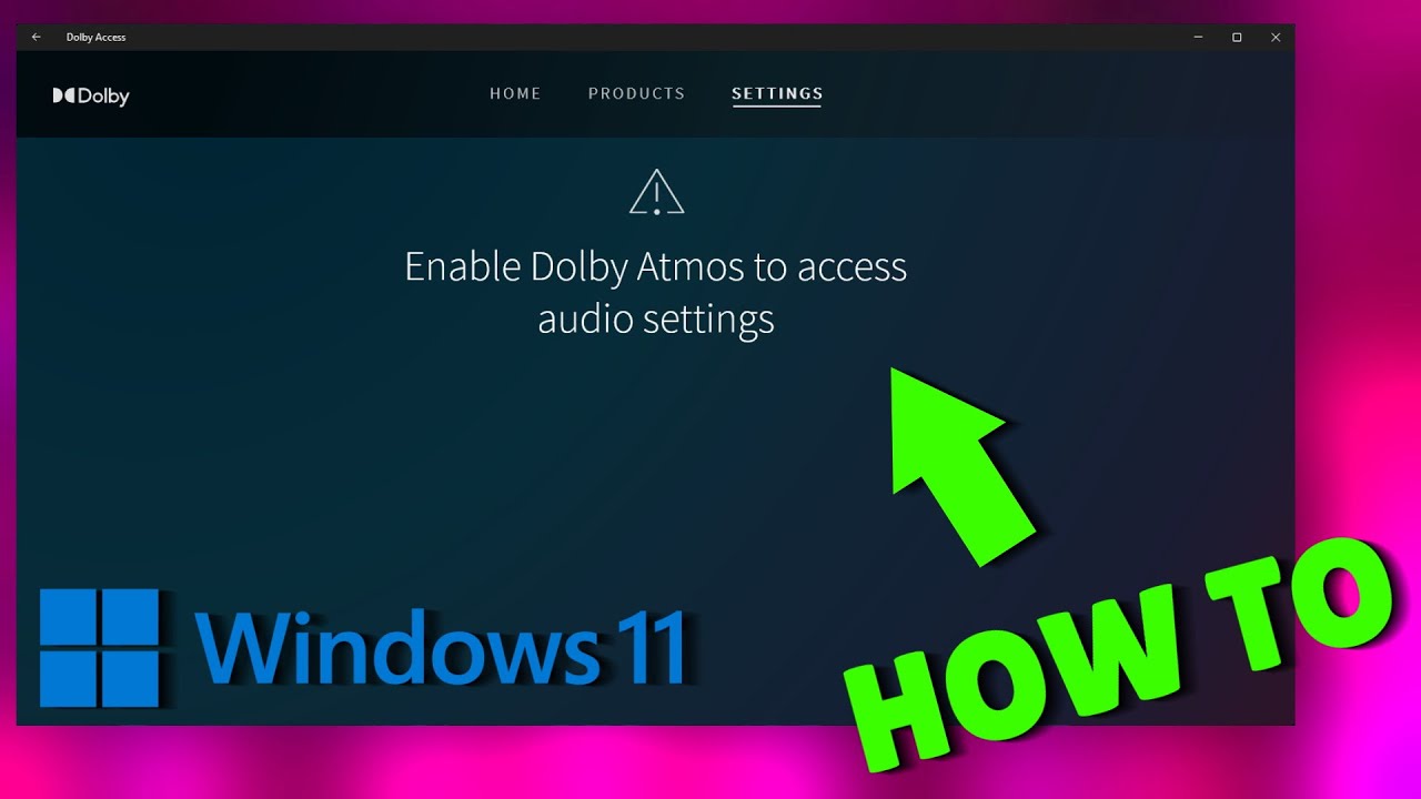 How To Enable Dolby Atmos On Windows 11 YouTube