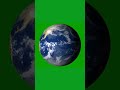 Earth On Green Screen 