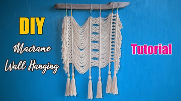 DIY Macrame Wall Hanging | Free Tutorial for beginners by LIT decor
