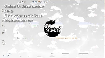 Video 9:  Aprendiendo Java desde cero - estructuras cíclicas instrucción for