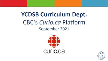 Curio.ca Overview - September 2021 Update